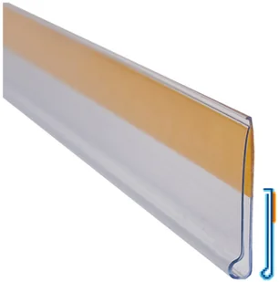 DBR 26X988 MM BEZBARWNA Z TAŚMĄ AKRYLOWĄ 12 MM - 10 SZT - Przybory szkolne - miniaturka - grafika 1
