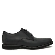 Półbuty męskie - Półbuty Timberland Woodhull Leather Oxford TB0A2CWA0011 Czarny - miniaturka - grafika 1