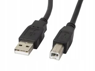 Kabel do drukarki USB 2.0 AM-BM 1.8m czarny - Kable komputerowe i do monitorów - miniaturka - grafika 1