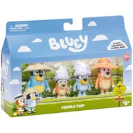 Figurki dla dzieci - Zestaw figurek BLUEY Rodzinna wycieczka BLU17654 - miniaturka - grafika 1