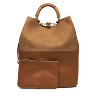 Torebki damskie - Torebka Furla Sfera M WB01786 BX3924 BG 4085S Brązowy - miniaturka - grafika 1