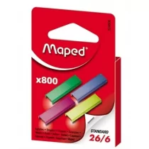 Maped Zszywki kolorowe 26/6, 800szt. 324806 - Zszywki - miniaturka - grafika 1