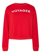 Bluzy damskie - Pieces Bluza "Foya" w kolorze czerwonym - miniaturka - grafika 1