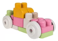 Klocki - Klocki BIO dla dzieci 18m+ Duży zestaw 43 el. + Pastelowe kolory + Okrągłe brzegi + Biotworzywo - miniaturka - grafika 1
