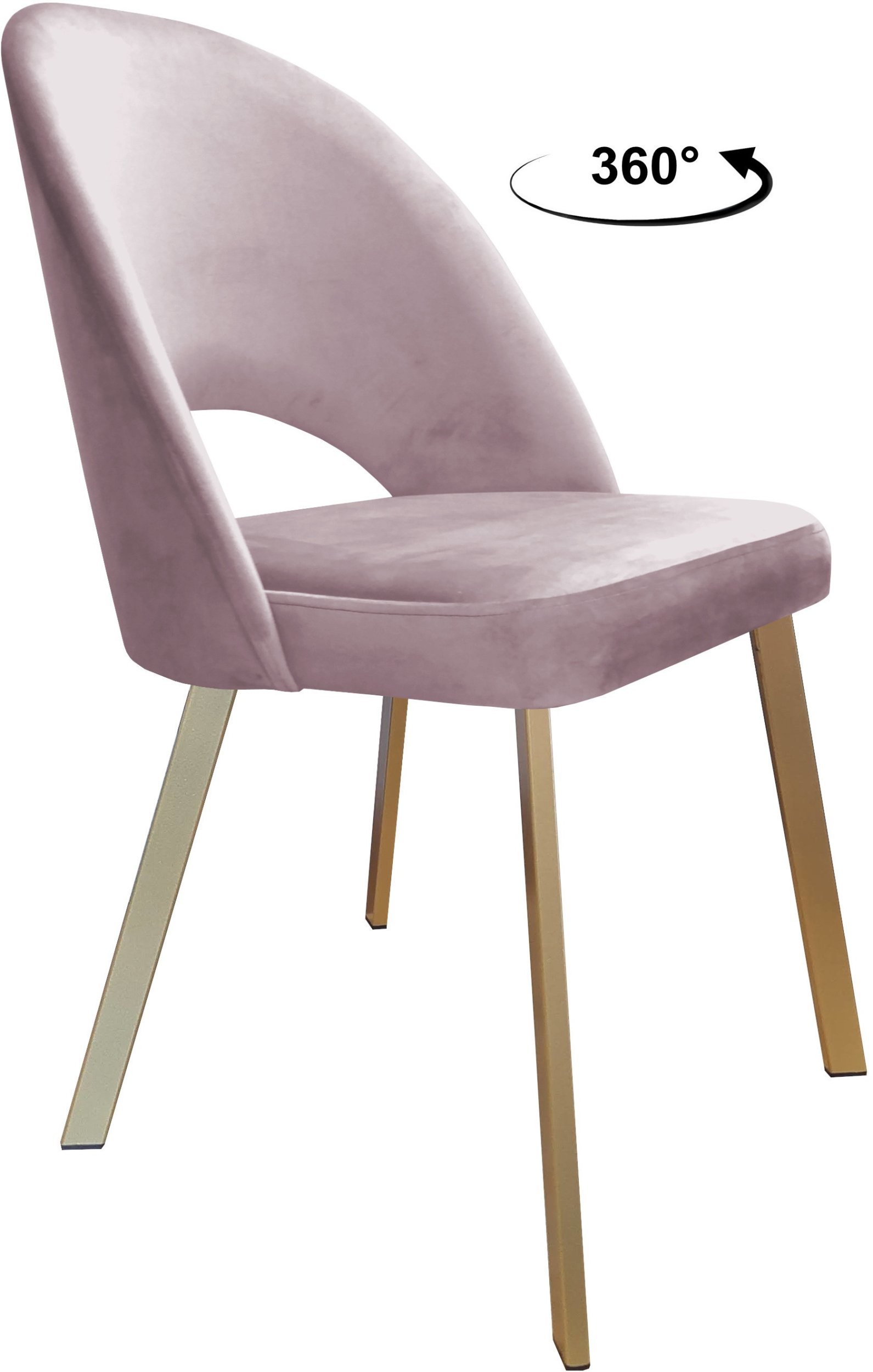 Krzesło obrotowe Polo podstawa Profil złota MG55