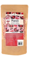 Płatki śniadaniowe i musli - Musli owsiane z wiśnią i mleczną czekoladą bezglutenowe 500g (Pięć Przemian) - miniaturka - grafika 1