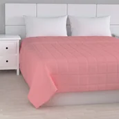 Narzuty - Dekoria Narzuta pikowana w kratę brudny róż szer.260 × dł.210 cm Loneta 498-133-62 - miniaturka - grafika 1