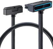 Kable komputerowe i do monitorów - Przewód przedłużacz do zasilacza 24 Pin Asiahorse Hydrus ARGB 30 cm czarny Hydrus-24pin - miniaturka - grafika 1