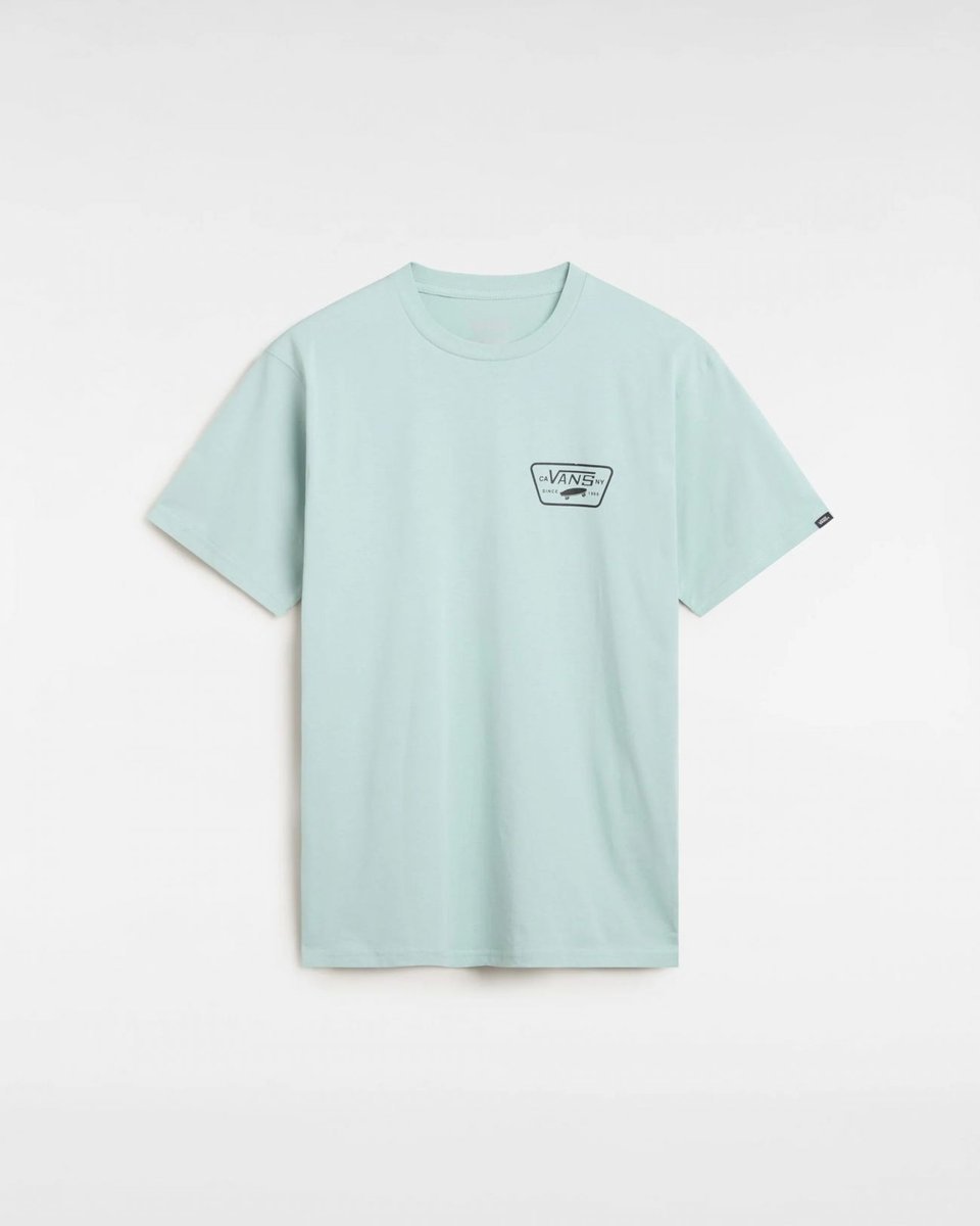 t-shirt uomo vans vn0000f8daz1 - full patch back gray mist