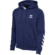 Bluzy męskie - Bluza zapinana na suwak sportowa z kapturem Hummel ZIP HOODIE r. L - miniaturka - grafika 1