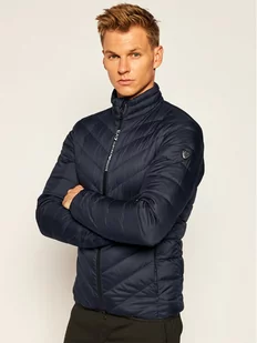 Emporio Armani EA7 Kurtka puchowa 8NPB06 PNE1Z 1578 Granatowy Regular Fit - Kurtki męskie - miniaturka - grafika 1