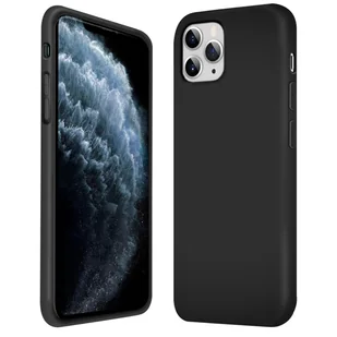Etui ochronne na telefon komórkowy Apple iPhone 11 Pro silikonowo-żelowe etui na telefon komórkowy, czarne - Etui i futerały do telefonów - miniaturka - grafika 1