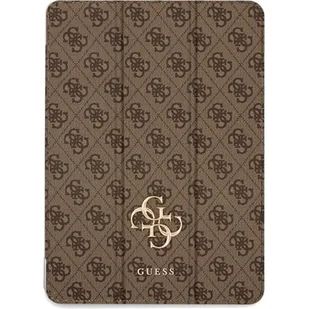 Etui na iPad Air GUESS Magnetic 4G Big Logo Brązowy - Etui do tabletów - miniaturka - grafika 1