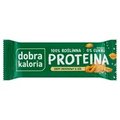 Batoniki - Dobra Kaloria Baton Proteina Krem Orzechowy & Sól 45g - - miniaturka - grafika 1