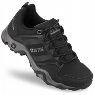 Buty sportowe męskie - Buty męskie Trekkingowe sportowe miejskie Big Star czarne GG174269 41 - miniaturka - grafika 1