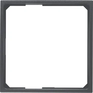 Hager Polo Pierścień przejściowy do płytki centralnej 50 x 50 mm antracyt B.1/B.3/B.7 Glas 11091616 11091616 - Gniazdka elektryczne - miniaturka - grafika 1