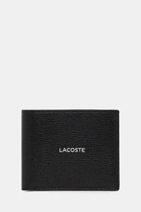 Lacoste portfel skórzany GIFTBOX męski kolor czarny NH5054OI - Portfele - miniaturka - grafika 1