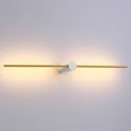 Lampy ścienne - Listwa ścienna Wand 646701125 Elkim LED 10W 3000K sparo złota biała - miniaturka - grafika 1