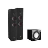 Głośniki i kolumny - Zestaw stereo 2.1: OPTICON 6 MK2 + SUB E-9 F, Kolor: Black Satin - miniaturka - grafika 1