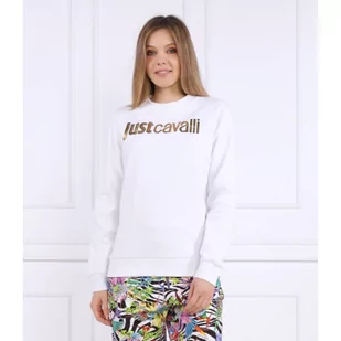 Just Cavalli Bluza | Regular Fit - Bluzy damskie - miniaturka - grafika 1