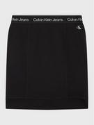 Sukienki i spódniczki dla dziewczynek - Calvin Klein Jeans Spódnica Punto IG0IG01823 Czarny Slim Fit - miniaturka - grafika 1