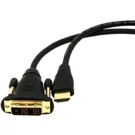 Kable komputerowe i do monitorów - Gembird Kabel do monitora HDMI/DVI-DM (18+1)3 m CC-HDMI - DVI-10 (CC-HDMI-DVI-10) - miniaturka - grafika 1
