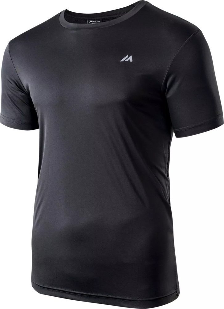 Męska koszulka treningowa z krótkim rękawem Martes Bisic czarna rozmiar S