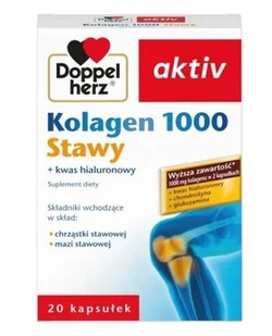 QUEISSER PHARMA GMBH & CO. Doppelherz Aktiv Kolagen 1000 Stawy 20 kapsułek 3785221 - Leki przeciwbólowe - miniaturka - grafika 1