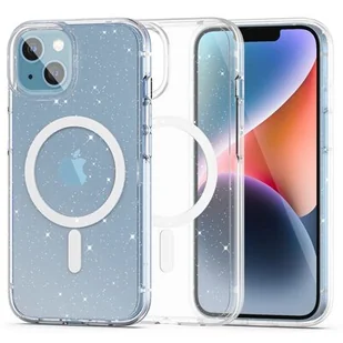 Tech-Protect Etui Flexair Hybrid Magsafe do Apple iPhone 13/14 Przezroczysty Brokat - Etui i futerały do telefonów - miniaturka - grafika 1