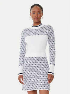 Guess Sweter W5BR24 Z3JD2 Écru Slim Fit - Swetry damskie - miniaturka - grafika 1