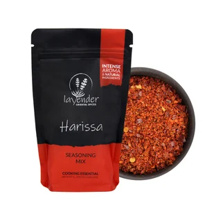 Harissa - Pikantna mieszanka z chilli 100g Lavender Spices - Przyprawy i zioła sypkie - miniaturka - grafika 1