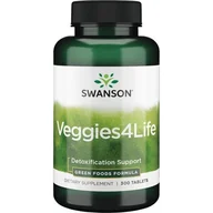 Suplementy naturalne - Swanson, Veggies4Life, 300 Tabletek - miniaturka - grafika 1