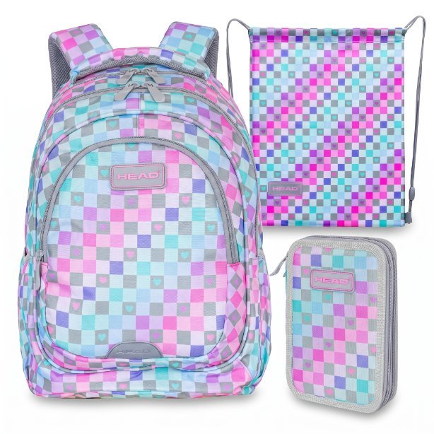 Zestaw HEAD CHECKERED HEARTS 