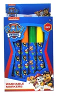 Przybory szkolne - Zestaw zmywalnych flamastrów Psi Patrol - 6 sztuk - miniaturka - grafika 1