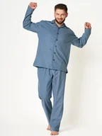 Piżamy damskie - Piżama męska KEY MNS-503 B24 niebieska XL - miniaturka - grafika 1