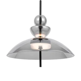 Salonowa lampa wisząca Bangkok MOD185PL-L6B3K6 Maytoni LED 12W 3000K czarny przydymiony - Lampy sufitowe - miniaturka - grafika 1