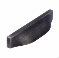 Zawiasy, okucia i inne akcesoria - Uchwyt meblowy muszlowy 2447 64 Antyczny Srebrny Szczotkowany - miniaturka - grafika 1