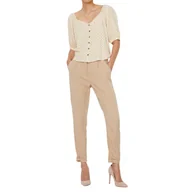 Bluzki damskie - Bluzka damska Vero Astimilo 2/4 Top luźna w groszki-XS - miniaturka - grafika 1