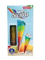 Zdrowa żywność - Soforek Wafle do lodów kolorowe rożki Sicilia162 g - miniaturka - grafika 1