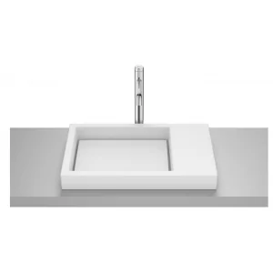 ROCA A32727562B HORIZON Umywalka blatowa SKYLINE 60x38 cm BIAłY MAT - Umywalki - miniaturka - grafika 1