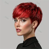 Pozostałe akcesoria fryzjerskie - TEMU Modne Peruki Cut z Włosów Ludzkich dla Kobiet 4 Cale Krótki Prosty Fryzura Gęstość 180% Brazylijskie Włosy z Grzywką Kapelusz Pełna Maszynowa - miniaturka - grafika 1