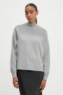 G-Star Raw sweter z domieszką kaszmiru kolor szary z półgolfem D25218-D771 - Swetry damskie - miniaturka - grafika 1