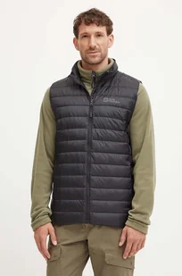 Jack Wolfskin bezrękawnik sportowy puchowy Pilvi kolor czarny przejściowy 1207711 - Kamizelki męskie - miniaturka - grafika 1