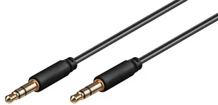 MicroConnect Kabel MiniJack 3.5 mm MiniJack 3.5 mm 1.5 Czarny AUDLL2 - Kable - miniaturka - grafika 1