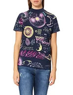 Koszulki i topy damskie - Desigual T-shirt damski Ts_Cosmos, czerwony, XL - miniaturka - grafika 1