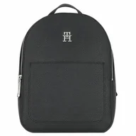 Plecaki - Tommy Hilfiger TH Emblem Plecak miejski 32 cm black - miniaturka - grafika 1