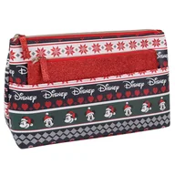 Kosmetyczki, organizery i kuferki - 2x Świąteczna kosmetyczka na zamek Myszka Mickey Disney - miniaturka - grafika 1