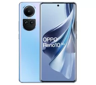 Telefony komórkowe - Oppo Reno 10 5G 8GB/256GB Dual Sim Niebieski - miniaturka - grafika 1