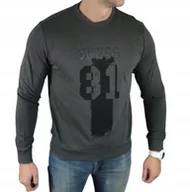 Bluzy męskie - Bluza Guess jeans X3BQ20 K8D30 kolor szary - M - miniaturka - grafika 1