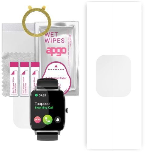 1x folia hydrożelowa ochronna do Noise ColorFit Icon 2 - apgo Smartwatch Hydrogel Protection Ochrona na ekran smartwatcha